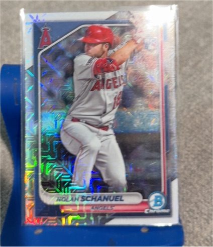 2024 Bowman Chrome Mojo Refractor #81 Nolan Schanuel — front