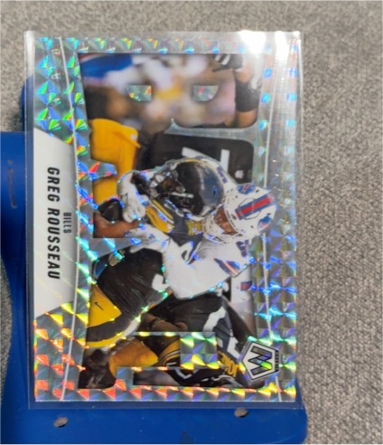 2025 Panini Mosaic Bang! #14 Greg Rousseau — front