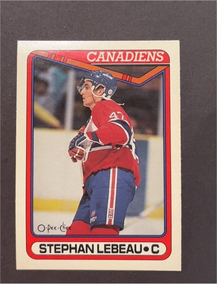 1990-91 O-Pee-Chee #388 Stephan Lebeau — front