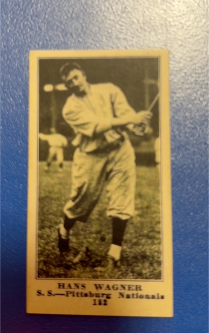 1916 Sporting News #184 Hans Wagner — front