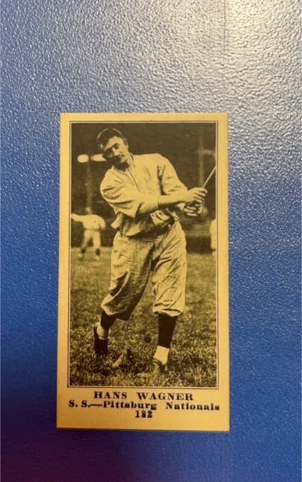 1916 Famous And Barr #182 Hans Wagner — front