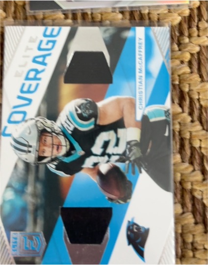 2019 Panini Donruss Elite Coverage #EC-21 Christian McCaffrey — front