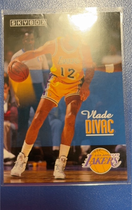 1992 SkyBox #114 Vlade Divac — front