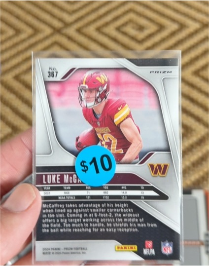 2024 Panini Prizm #367 Luke McCaffrey — front
