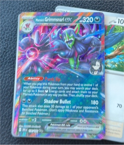 2025 Pokémon TCG SV10: Destined Rivals #136 Marnie's Grimmsnarl ex — front