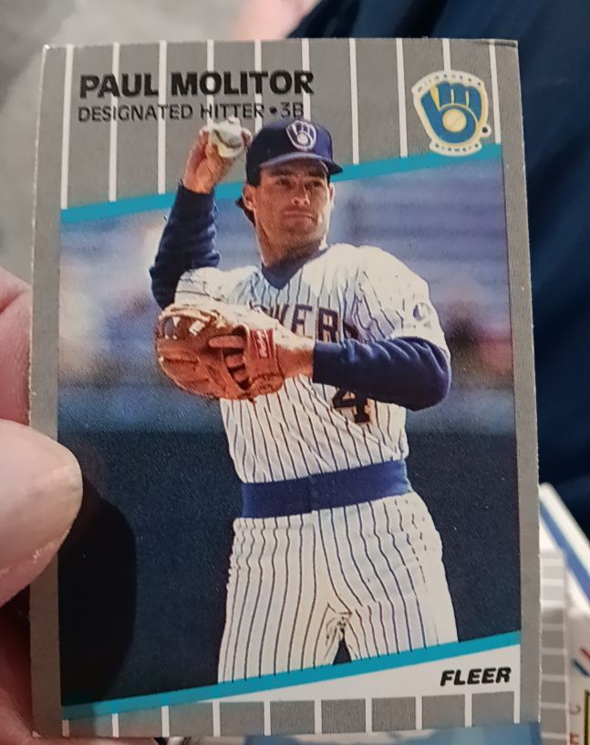 1989 Fleer #193 Paul Molitor — front