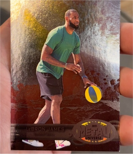 2021 Skybox Metal Universe Champions #RB-50 LeBron James 1997-98 Retro — front