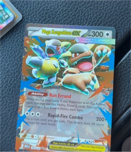 2025 Pokémon ME01: Mega Evolution #104 Mega Kangaskhan EX — front