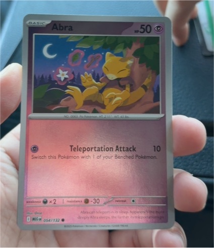 2025 Pokemon Mega Evolution #054 Abra — front