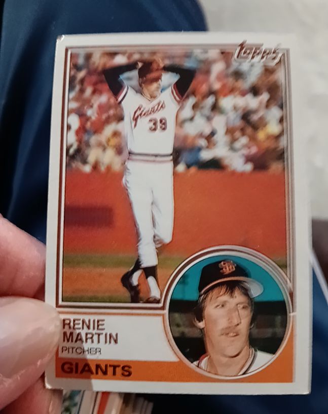 1983 Topps #263 Renie Martin — front