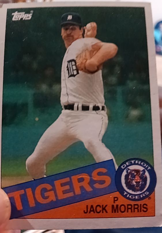 1985 Topps #610 Jack Morris — front