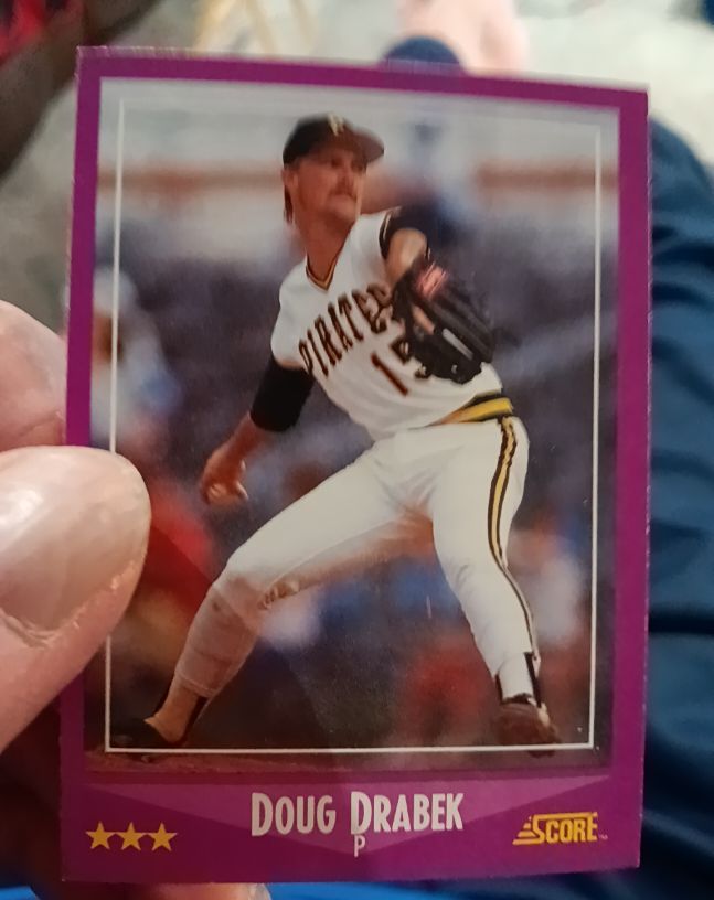 1988 Score #51 Doug Drabek — front