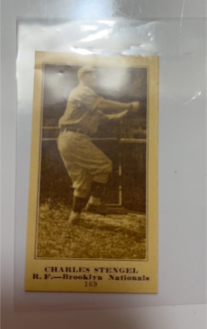 1916 Sporting News M101-4 #169 Charles Stengel — front