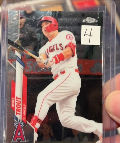 2020 Topps Chrome #1 Mike Trout — front