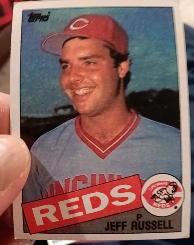 1985 Topps #651 Jeff Russell Cincinnati Reds — front