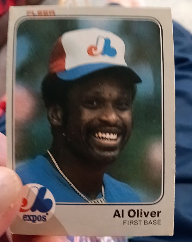 1983 Fleer #290 Al Oliver — front