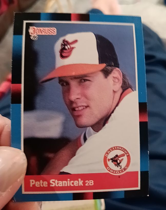 1988 Donruss #541 Pete Stanicek — front