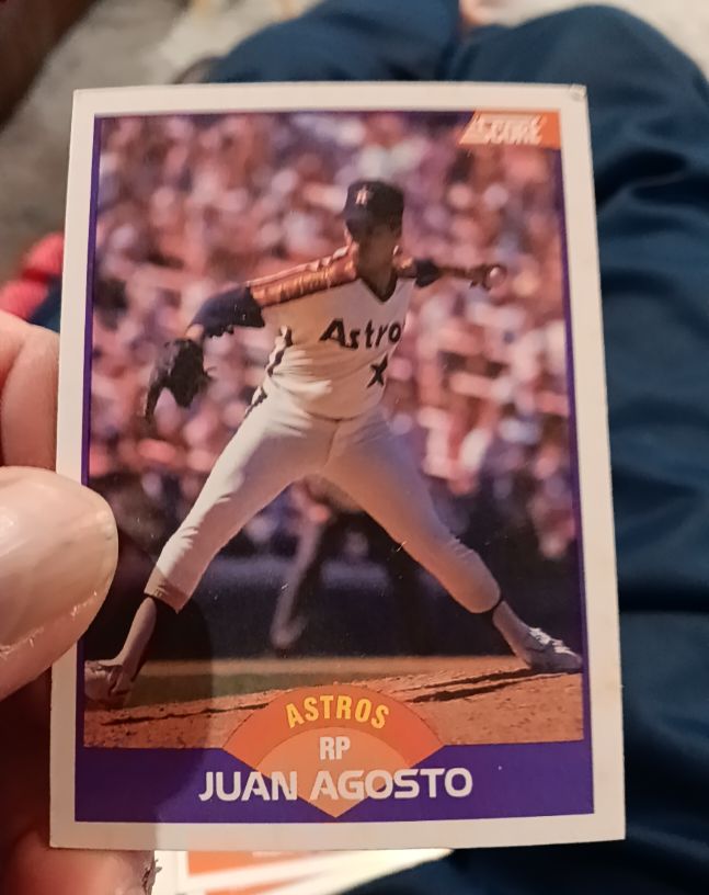 1989 Score #283 Juan Agosto — front