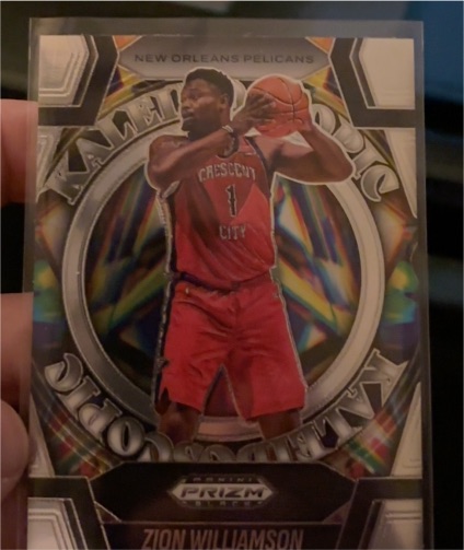 2024-25 Panini Prizm Black Kaleidoscopic #17 Zion Williamson — front