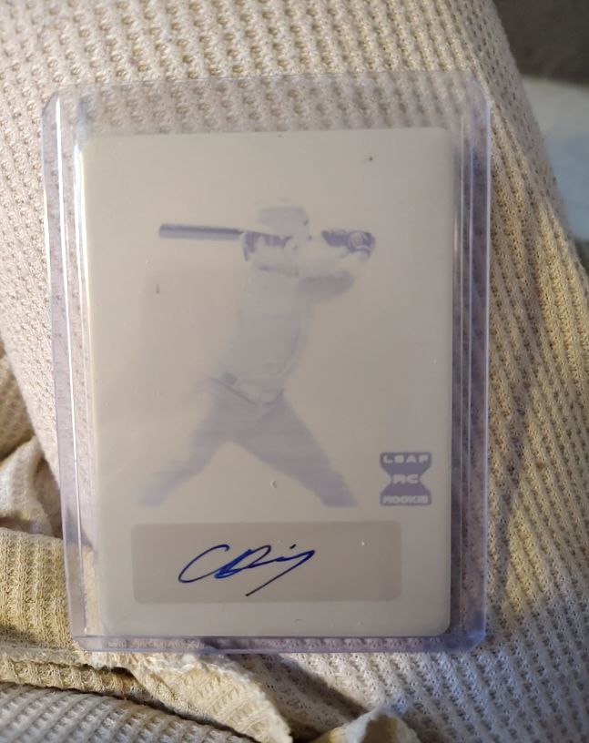 2022 Leaf Trinity Cal Ripken Jr. Printing Plate Rookie Card — front