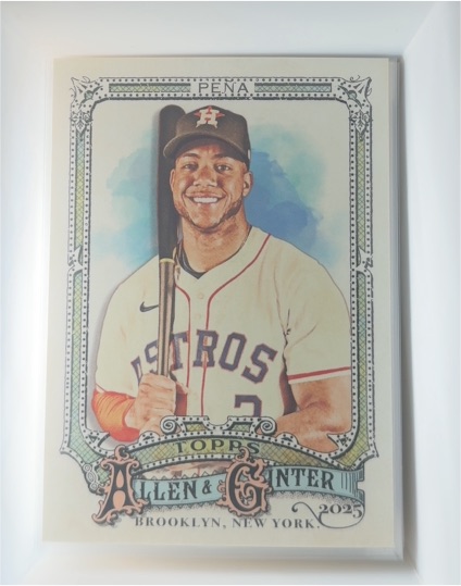 2025 Topps Allen & Ginter #50 Jeremy Pena — front