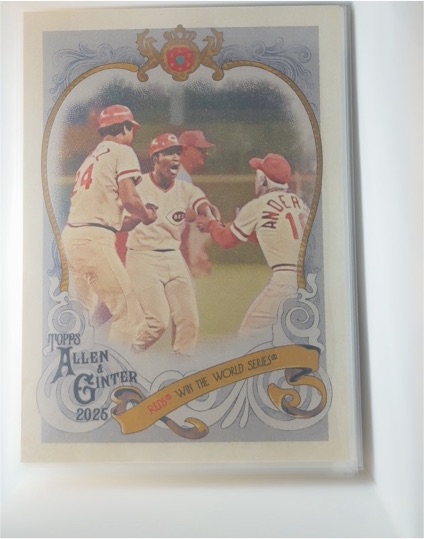 2025 Topps Allen & Ginter #SV-34 Joe Morgan Sweet Victory — front
