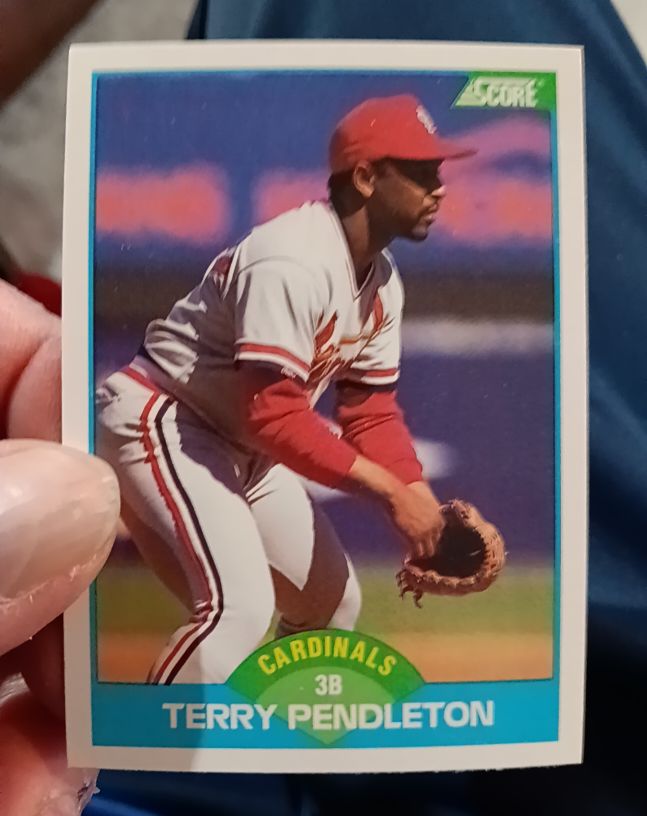 1989 Score #137 Terry Pendleton — front