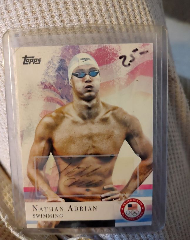 2012 Topps U.S. Olympic Team Silver #87 Nathan Adrian — front