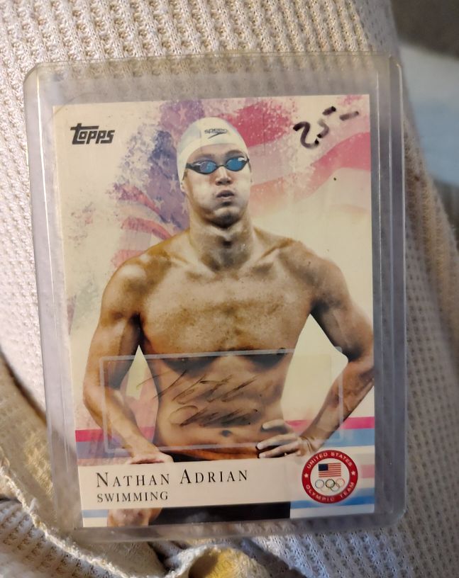 2012 Topps U.S. Olympic Team #87 Nathan Adrian — front