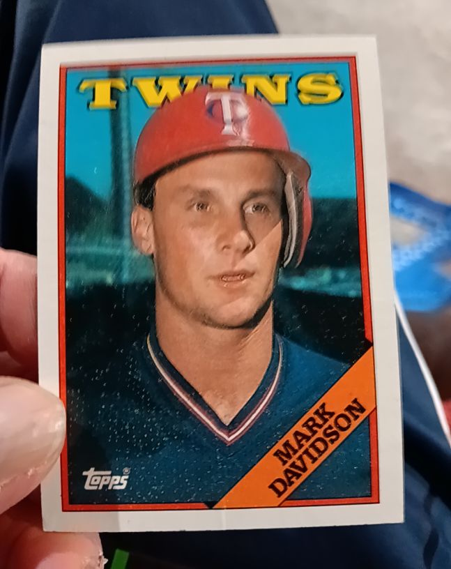 1988 Topps #19 Mark Davidson — front