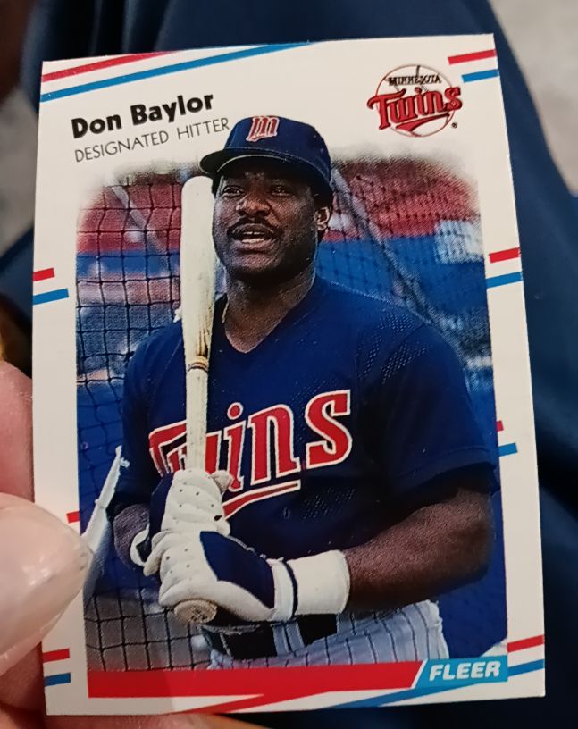 1988 Fleer #2 Don Baylor — front
