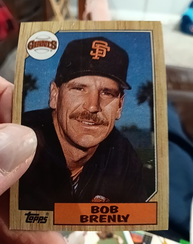 1987 Topps #125 Bob Brenly — front