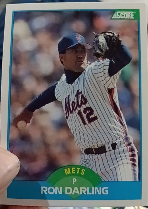 1989 Score #180 Ron Darling — front