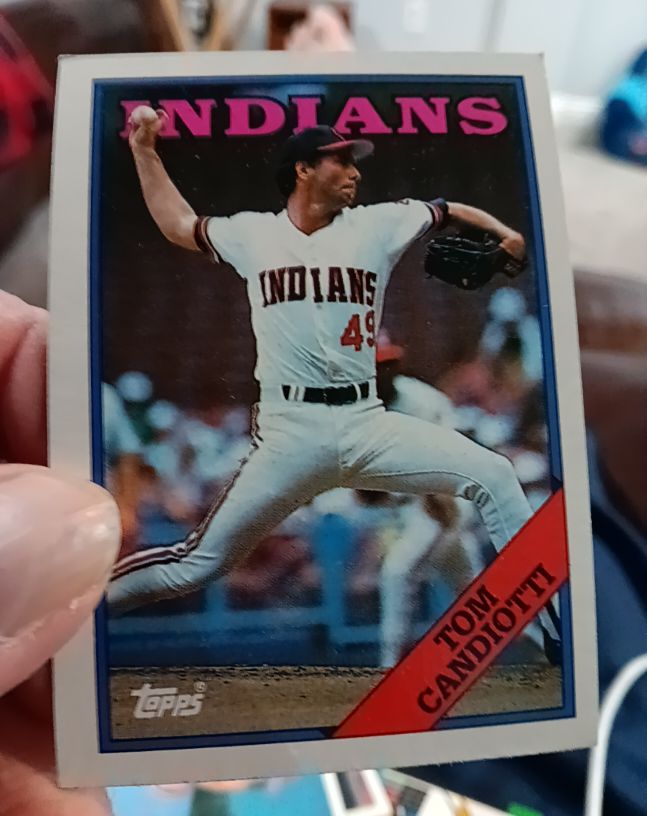 1988 Topps #123 Tom Candiotti — front