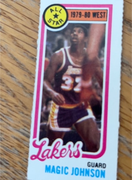 1980-81 Topps #18 Magic Johnson — front