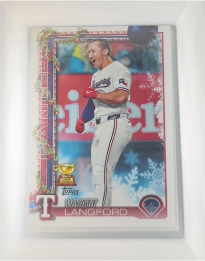 2025 Topps Holiday #H87 Wyatt Langford — front