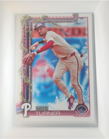 2025 Topps Holiday #H90 Trea Turner — front