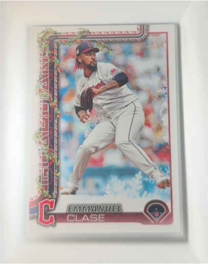 2025 Topps Holiday #H96 Emmanuel Clase — front