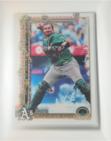 2025 Topps Holiday #H102 Shea Langeliers — front