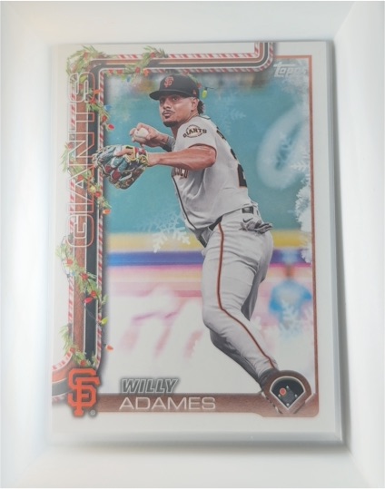 2025 Topps Holiday #H110 Willy Adames — front