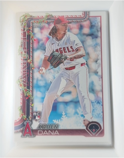 2025 Topps Holiday #H133 Caden Dana — front