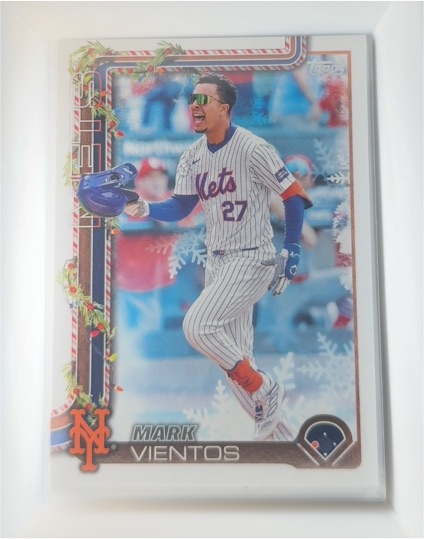 2025 Topps Holiday #H142 Mark Vientos — front