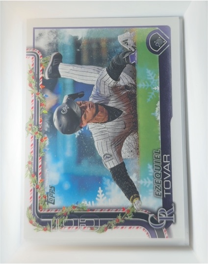 2025 Topps Holiday #H145 Ezequiel Tovar — front