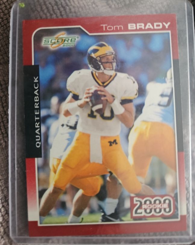 2000 Score #316 Tom Brady Rookie — front