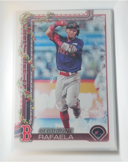 2025 Topps Holiday #H156 Ceddanne Rafaela — front