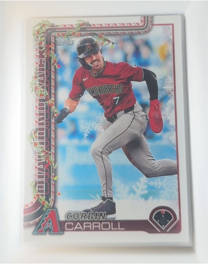 2025 Topps Holiday #H158 Corbin Carroll — front