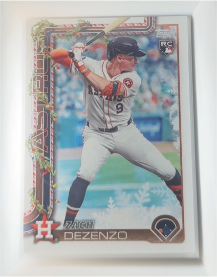2025 Topps Holiday #H162 Zach Dezenzo — front