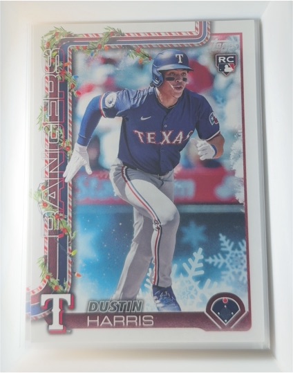 2025 Topps Holiday #H166 Dustin Harris — front