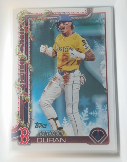 2025 Topps Holiday #H180 Jarren Duran — front