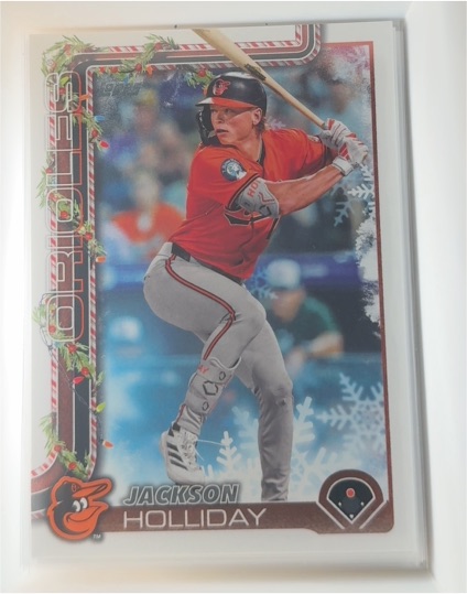 2025 Topps Holiday #H188 Jackson Holliday — front